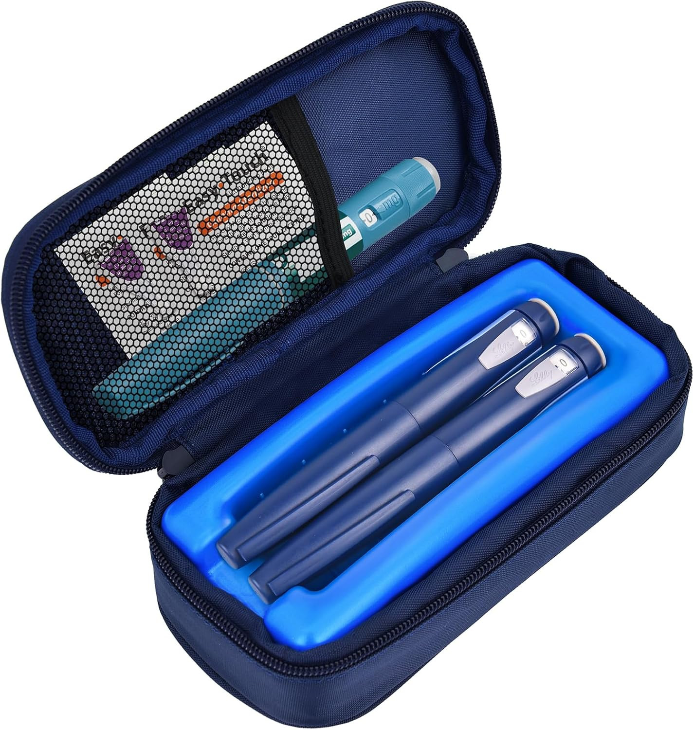 Insulin Cooler Pen Travel Case TSA Approved Refrigerated Medical Bag + Ice Brick