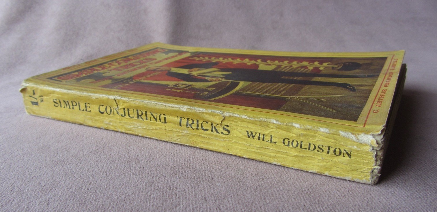 1915 Simple Conjuring Tricks That Anybody Can Perform Book Will Goldston Magic