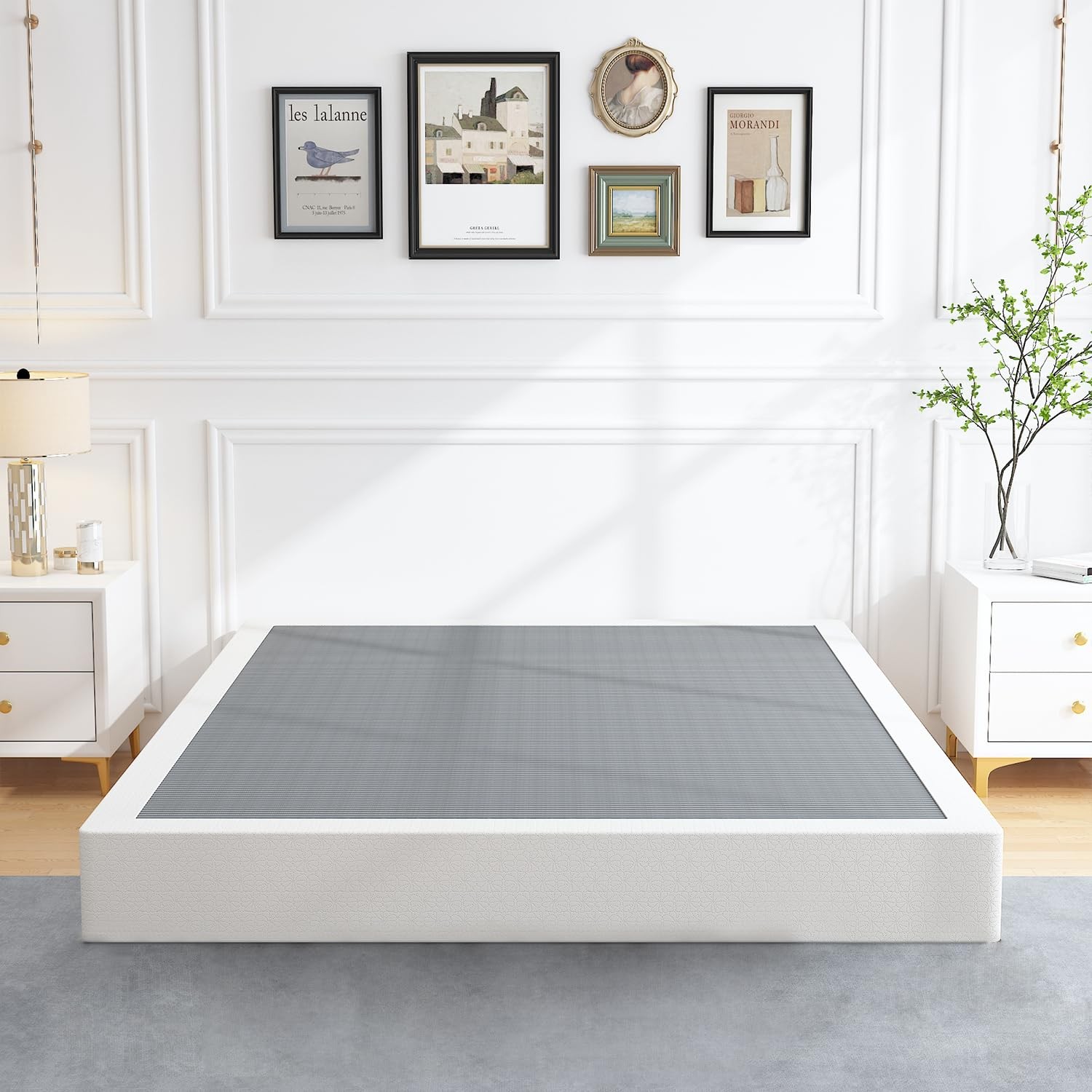 ALDRICH 7 Inch Heavy Duty Metal Box Spring Mattress Foundation 3000lbs Max Weigh