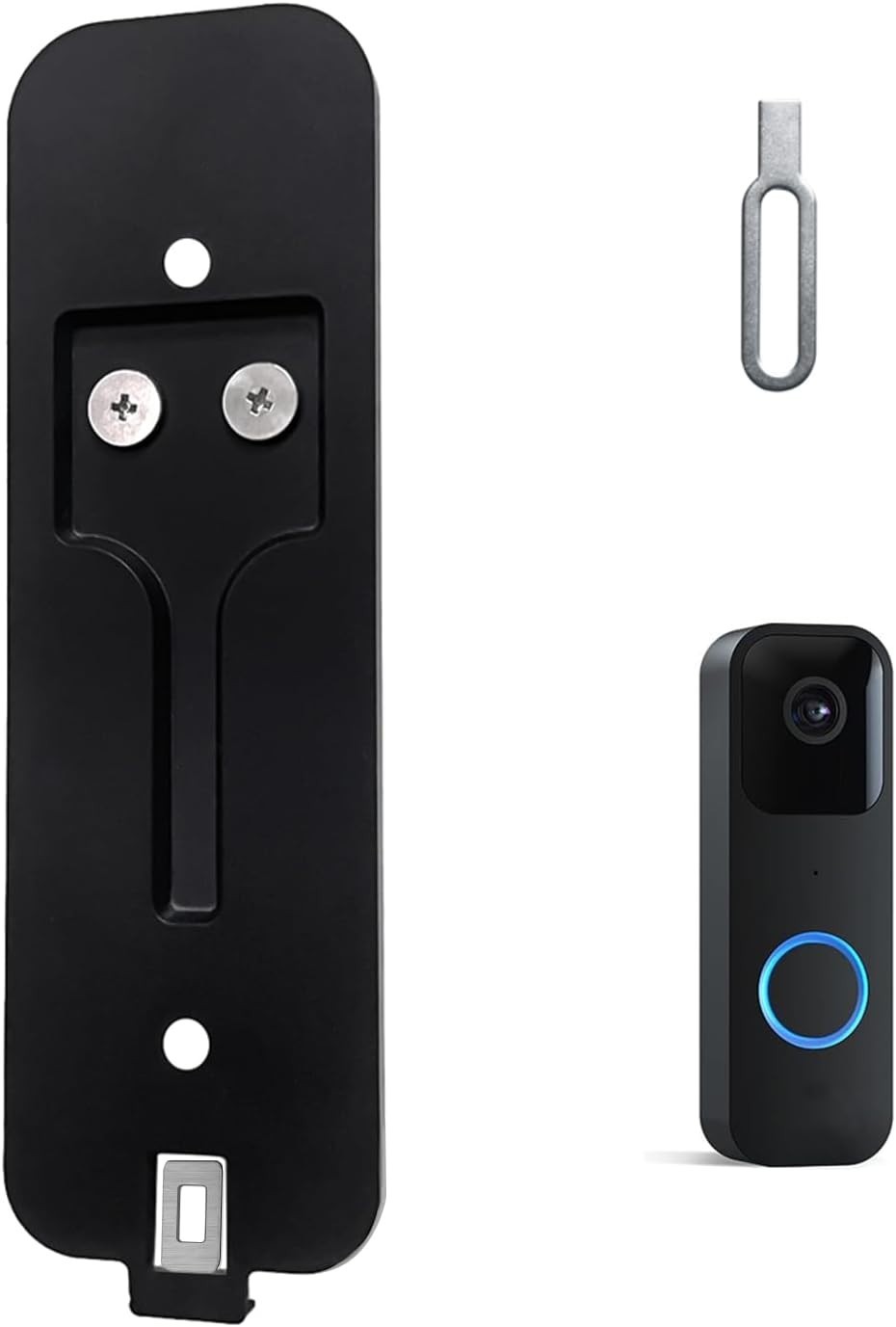 2-Hole Compatible Blink Doorbell Mount with Easy Installation & Safety Features
