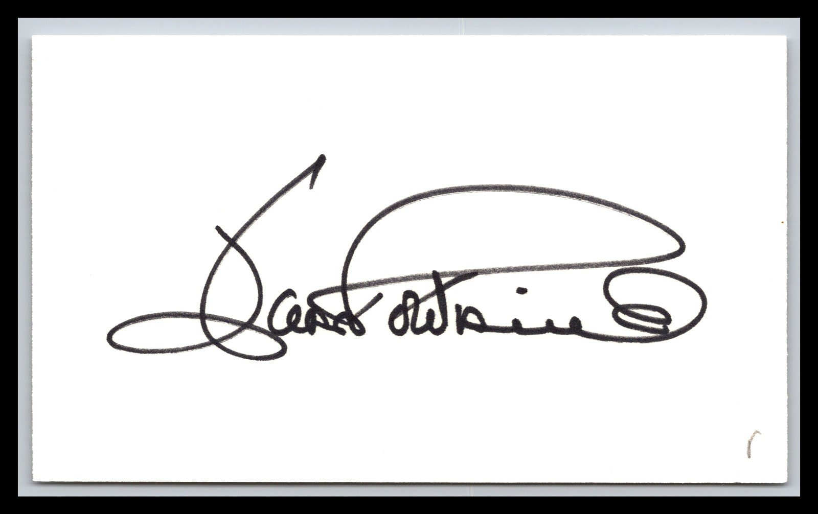 Joan Fontaine - Actress - 3x5 Card - Signed / Autograph (r)