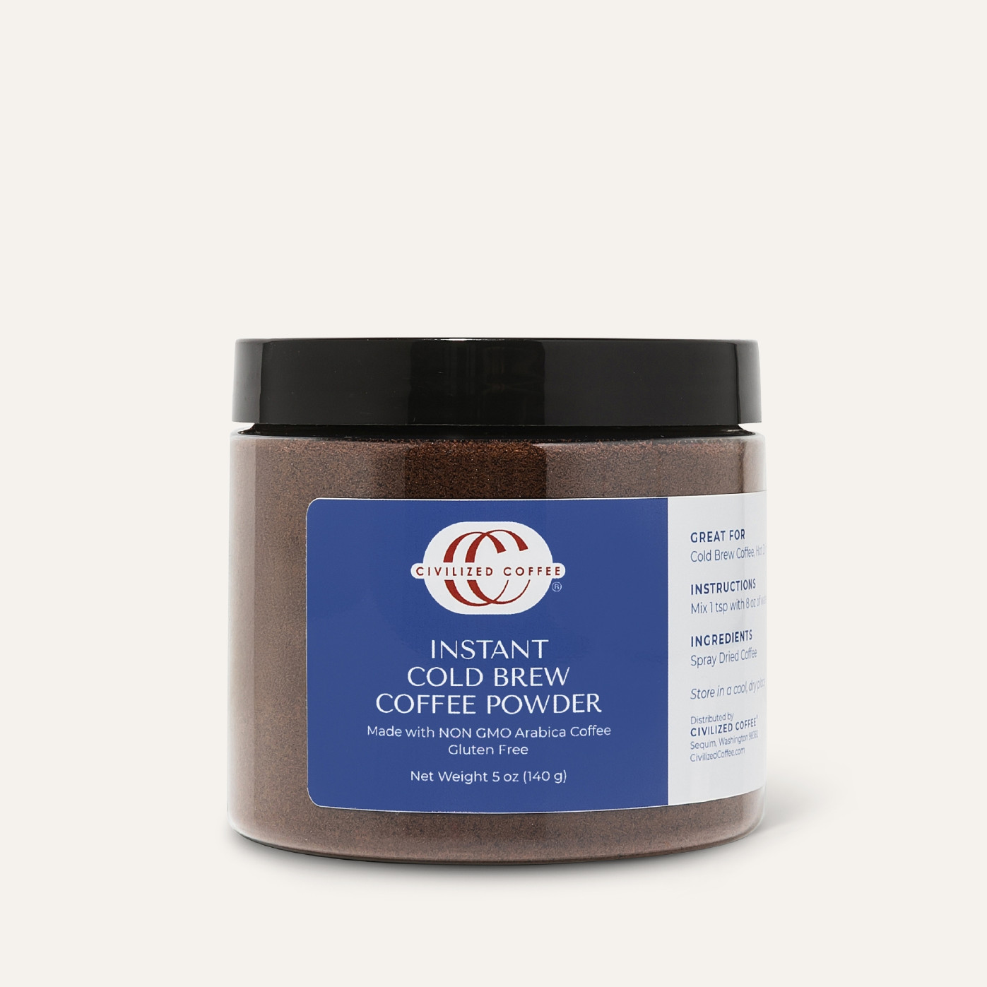 Instant Cold Brew Coffee Powder | Civilized Coffee