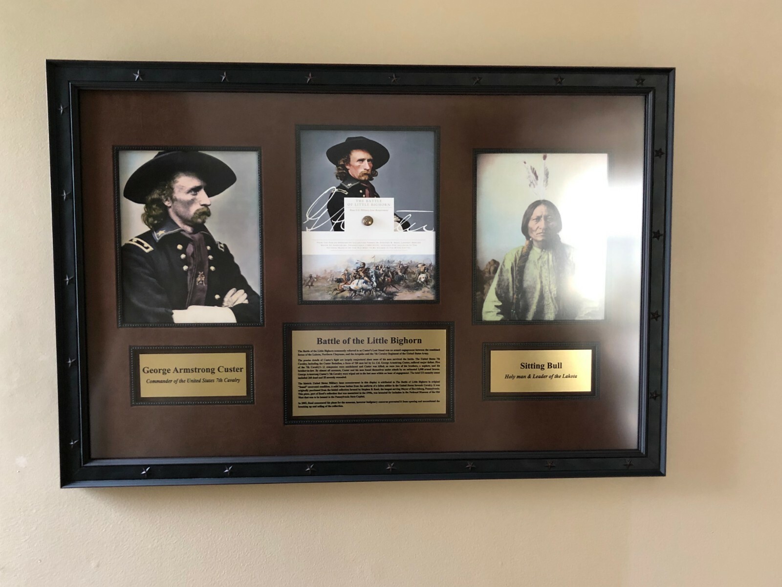 BATTLE of the LITTLE BIG HORN Relic - GEORGE ARMSTRONG CUSTER vs SITTING BULL