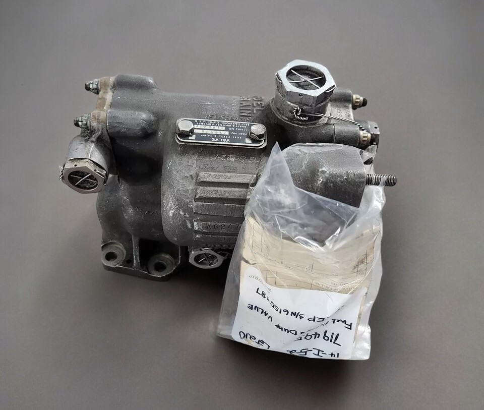 Aircraft PRATT & WHITNEY VALVE FUEL PRESS & DUMP P/N: 719495