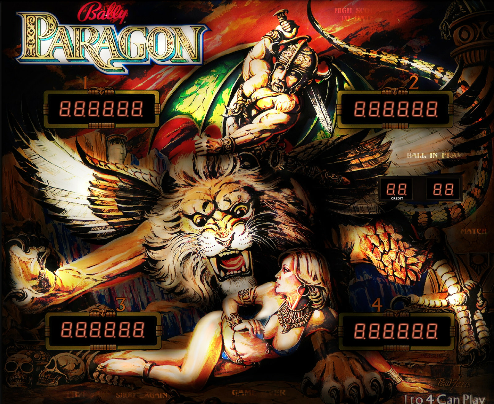 PARAGON Pinball - NON GHOSTING LED Lighting Kit custom SUPER BRIGHT KIT
