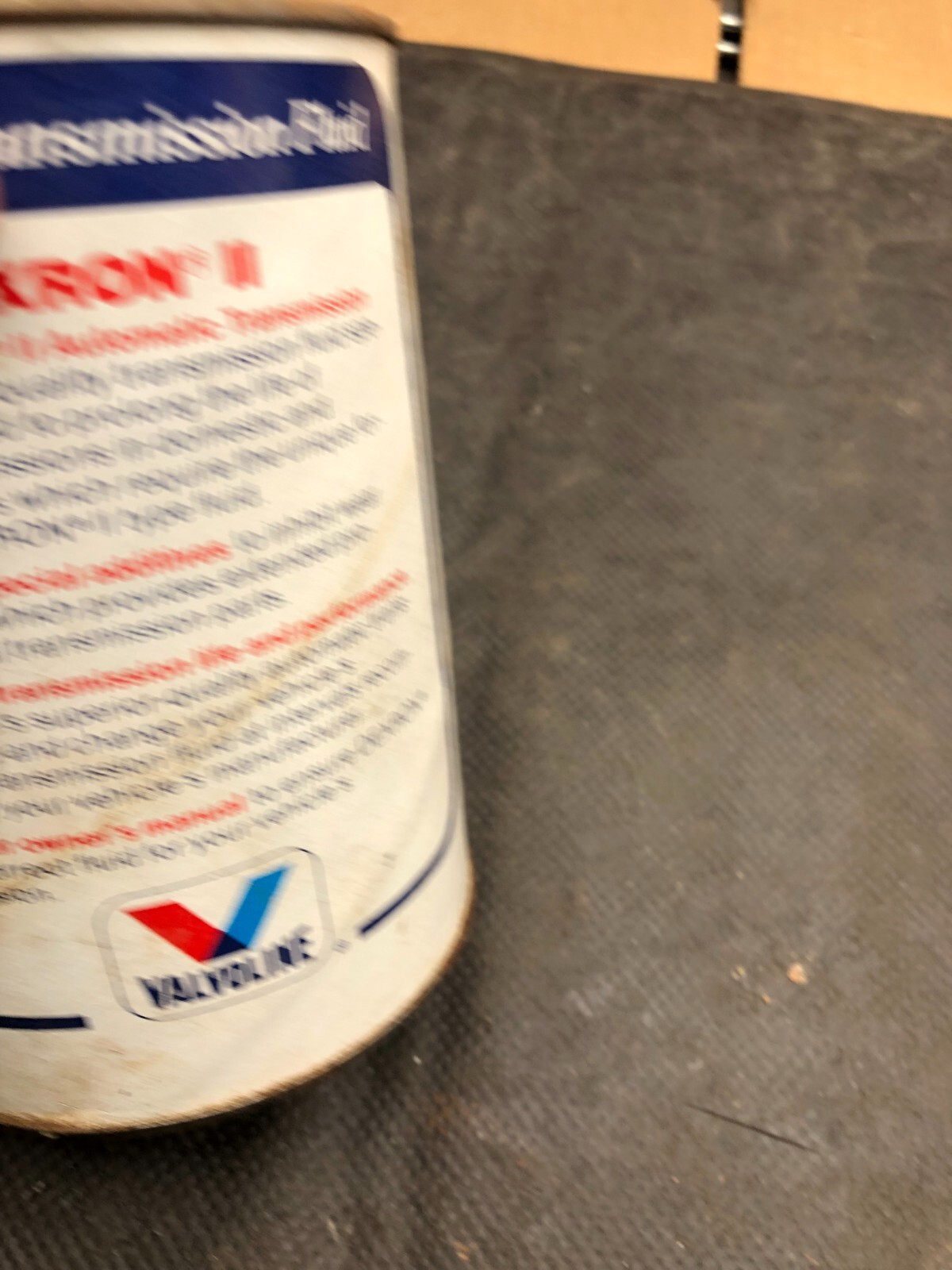 VALVOLINE AUTOMATIC TRANSMISSION FLUID DEXRON II (1 U.S. QUART) FULL CAN