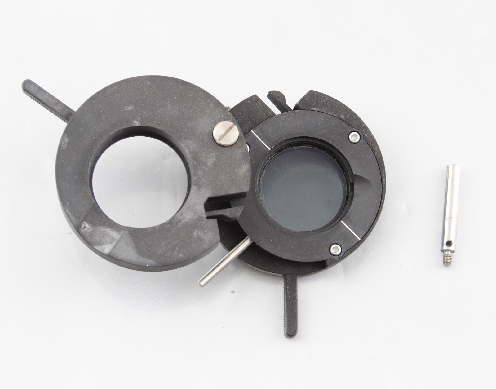 Zeiss Axiovert Swing Out Condenser Rotating Polarizer Microscope