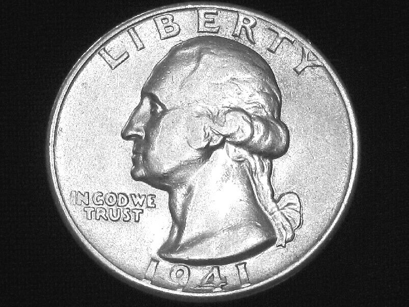 1941-D Washington Quarter --- Almost Uncirculated +++