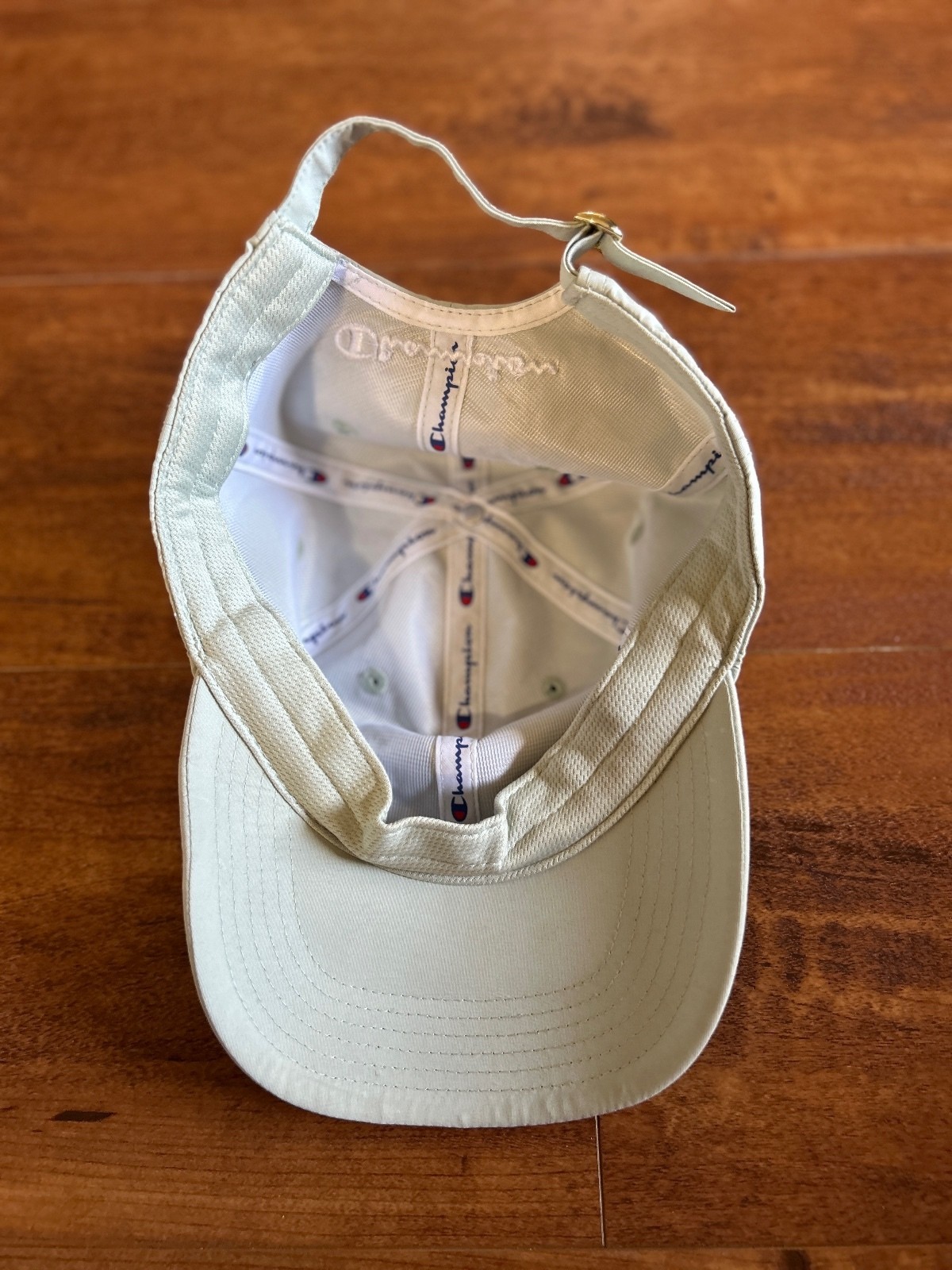 Champion Classic Adjustable Beige Baseball Cap