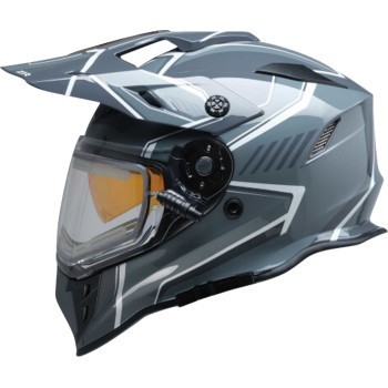 Z1R Range 2.0 Snow Full Face Helmet - Rotor Gray/White - XL