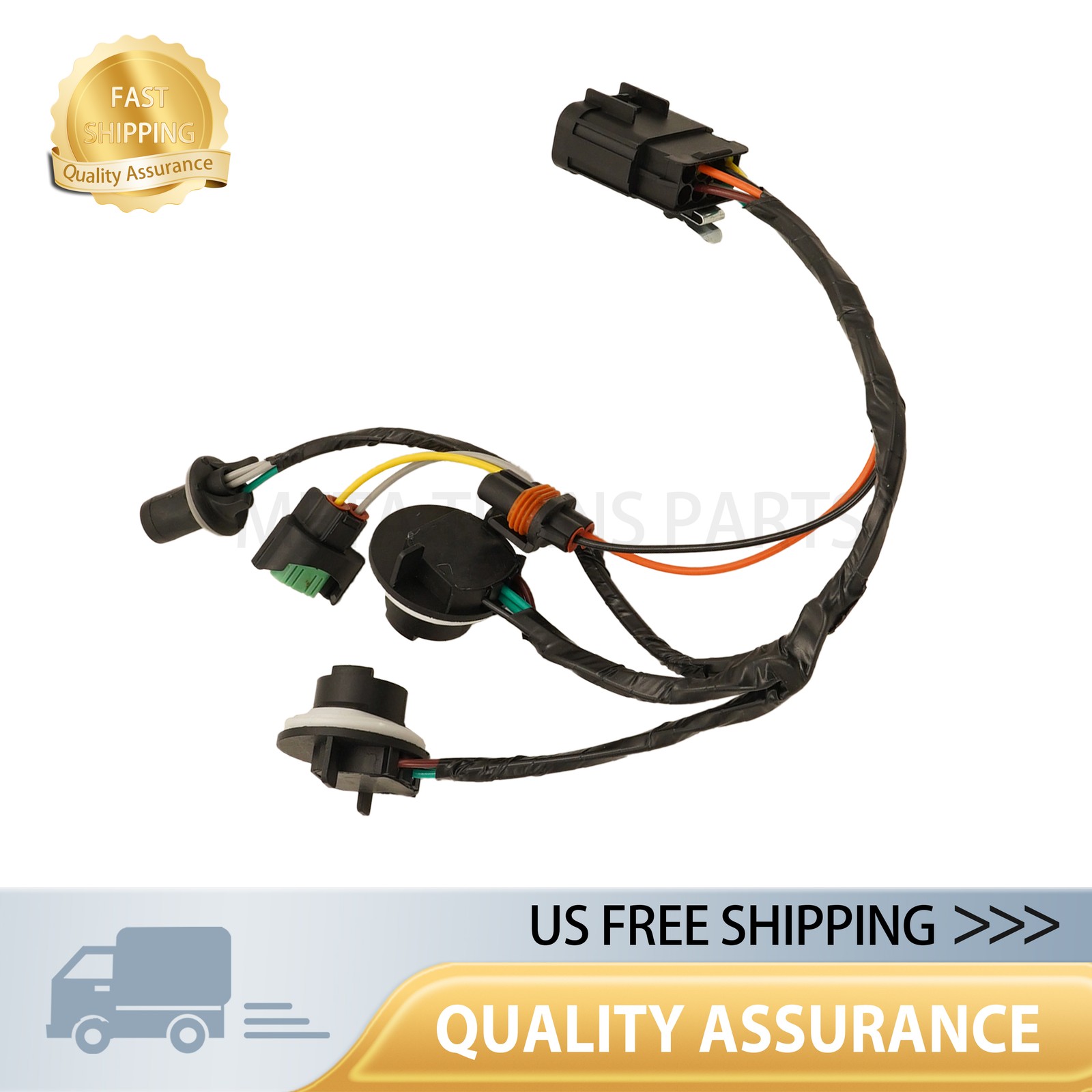 For GMC Sierra 1500 2500HD 07-13 Headlamp Connector ABS Headlight Wiring Harness