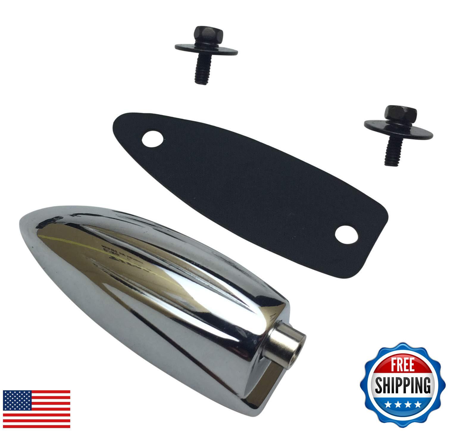 Single End Bass Drum Lugs - (10 Pack, Chrome)