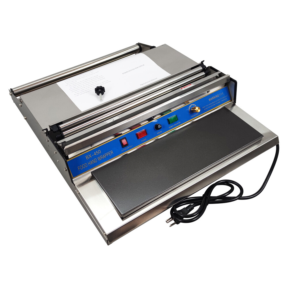 450mm 18" Film Wrapper Machine Countertop Film Sealer Stretcher Machine