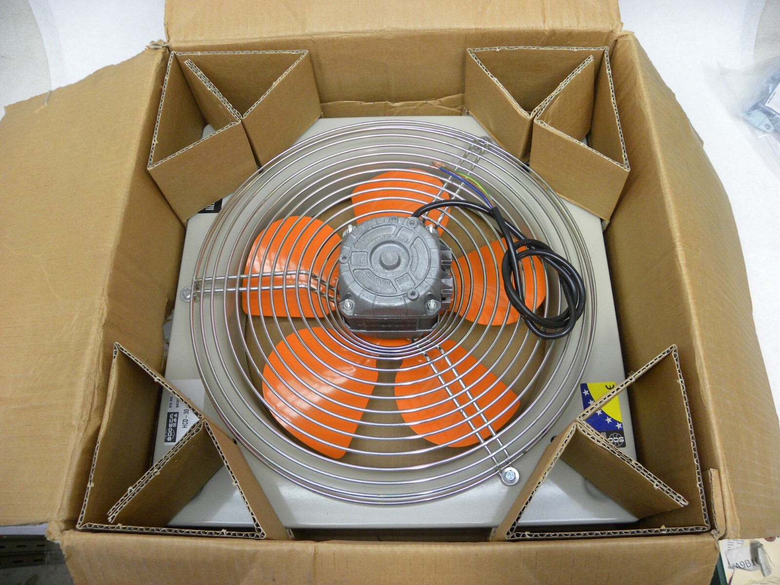SODECA HCD Small Diameter 12" Fan (16" Square) Wall Mounted Axial Exhaust Fan