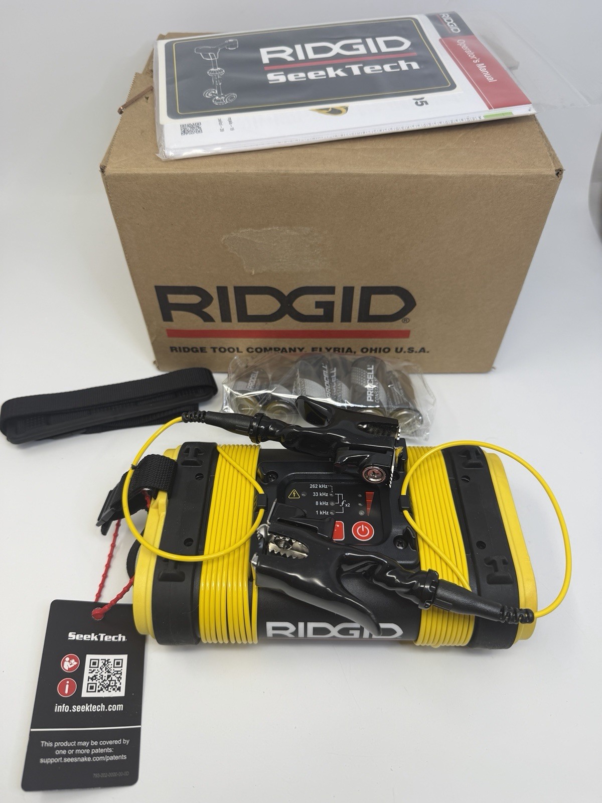 New True Open Box Ridgid 21898 SeekTech ST-305 Line Tracing Transmitter