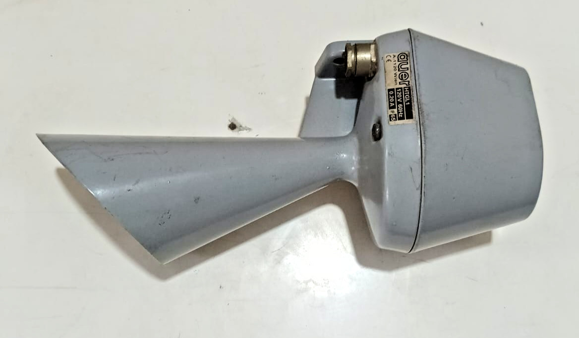 vintage Auer Signal HTGL1 electro mechanical industrial marine signal horn