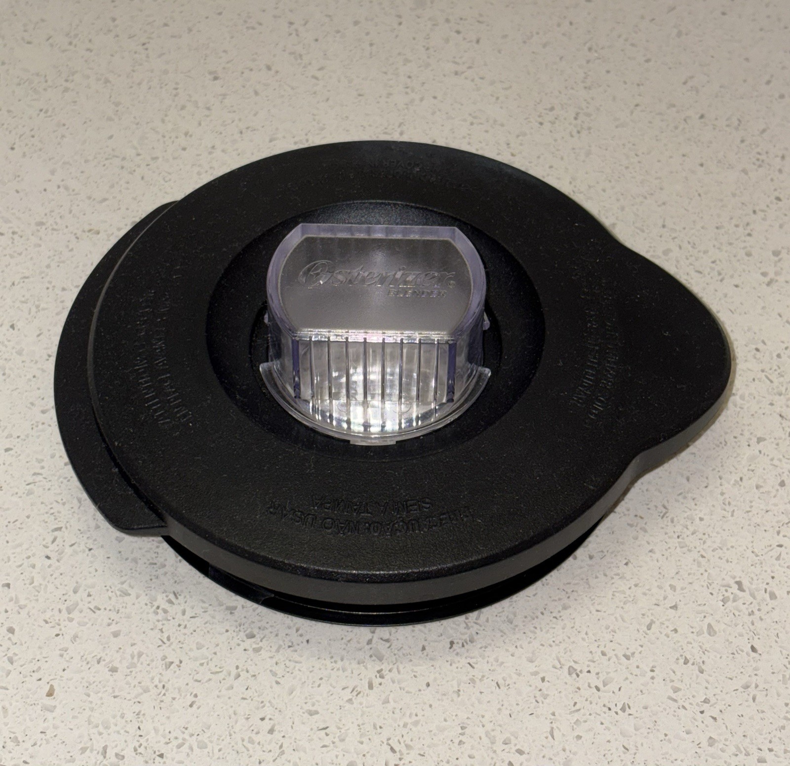 Genuine 6 Cup Oster Black Blender Lid w/ Cap BLSTTG From Oster LID ONLY