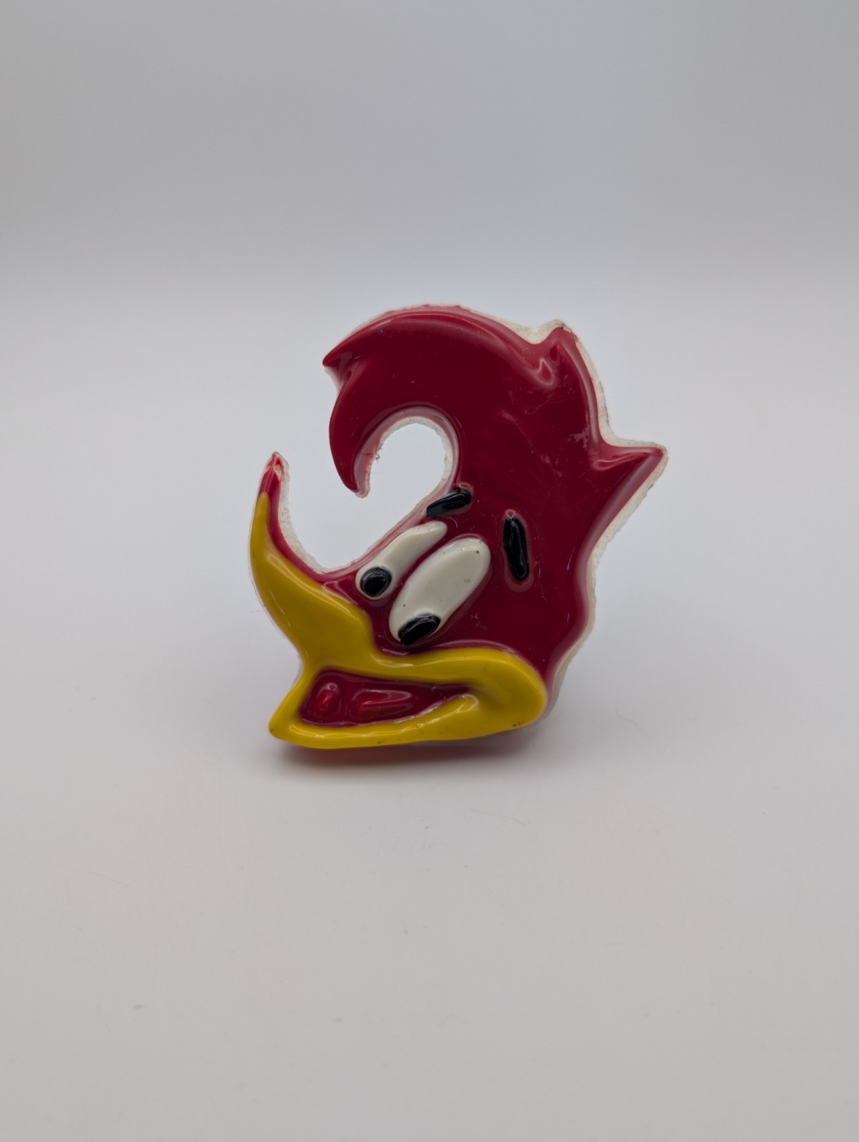 Vintage Hard Plastic Woody Woodpecker Night Light Tested Works 3" x 2"