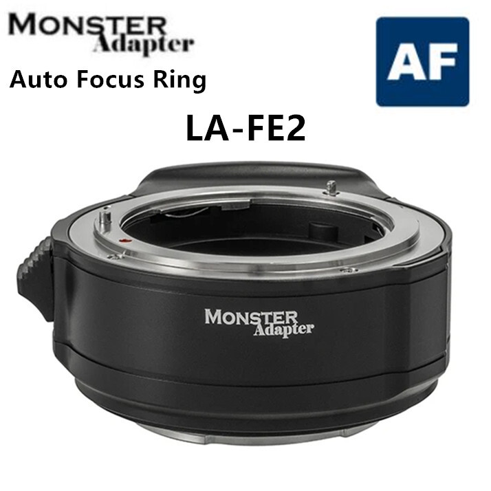 Monster Adapter LA-FE2 Auto Focus Lens Adapter for Nikon F Lens to Sony E Camera