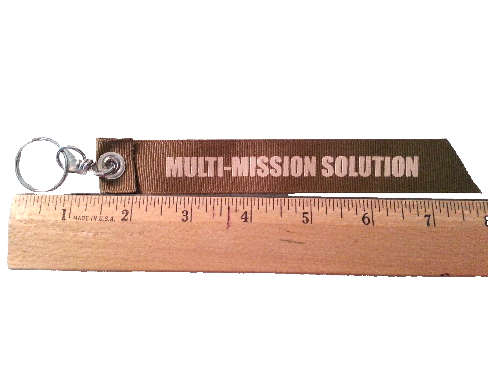 Beechcraft AT-6 Multi-Mission Solution Flight Tag Keychain Brown Style 2