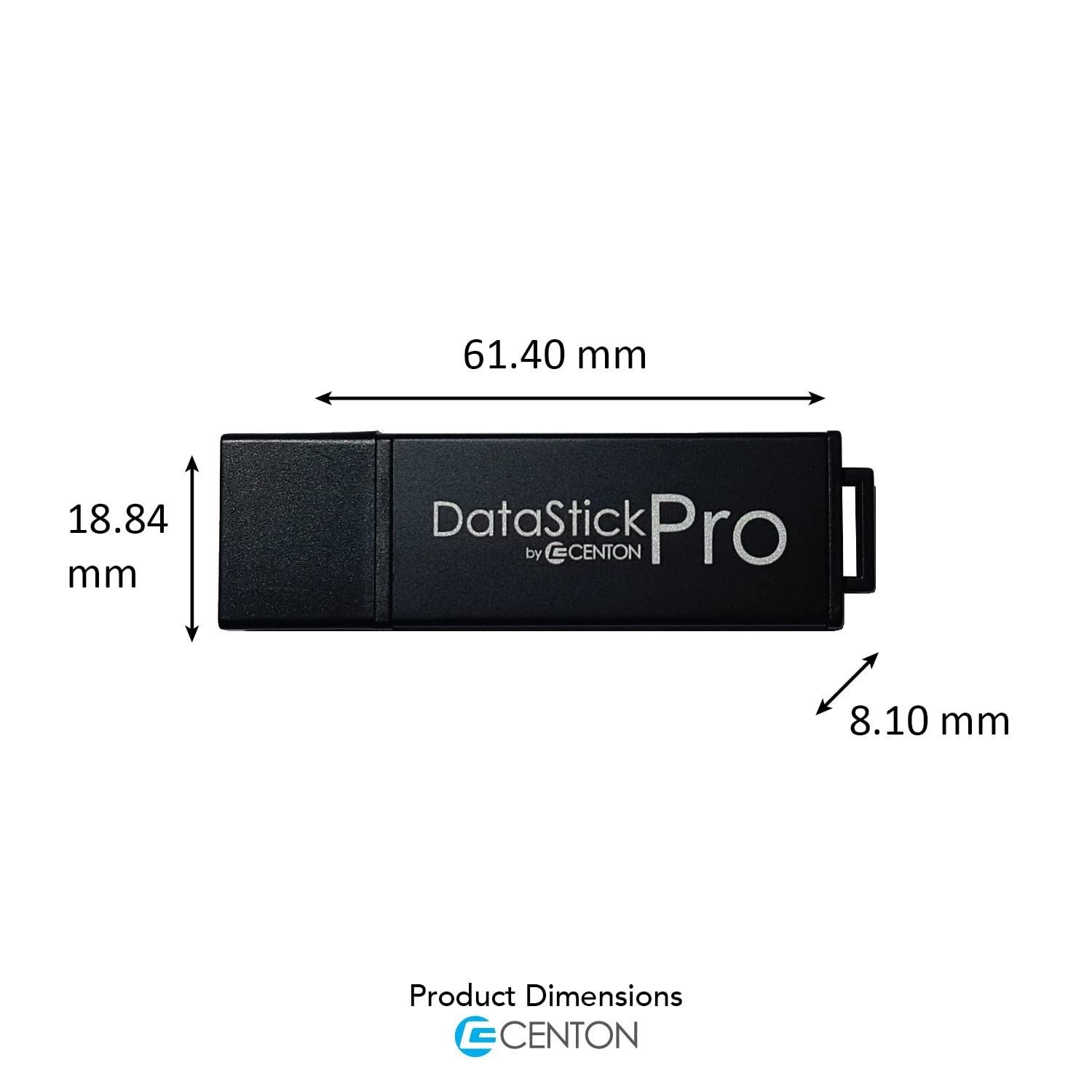 DataStick Pro USB 3.2 Type A Flash Drive 32 GB Black 10/Pack S1U3P632G10B