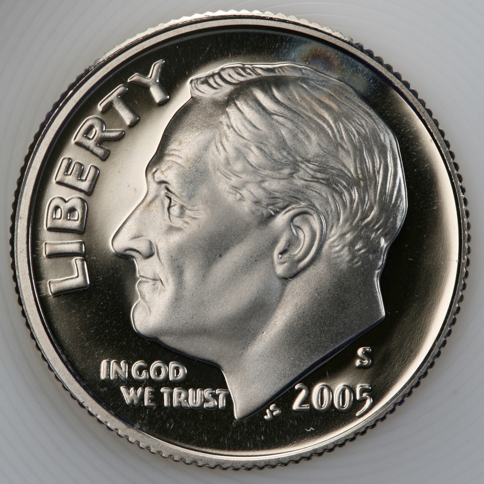 2005 S Superb Gem DCam Proof Roosevelt Dime CN-Clad D05-45S