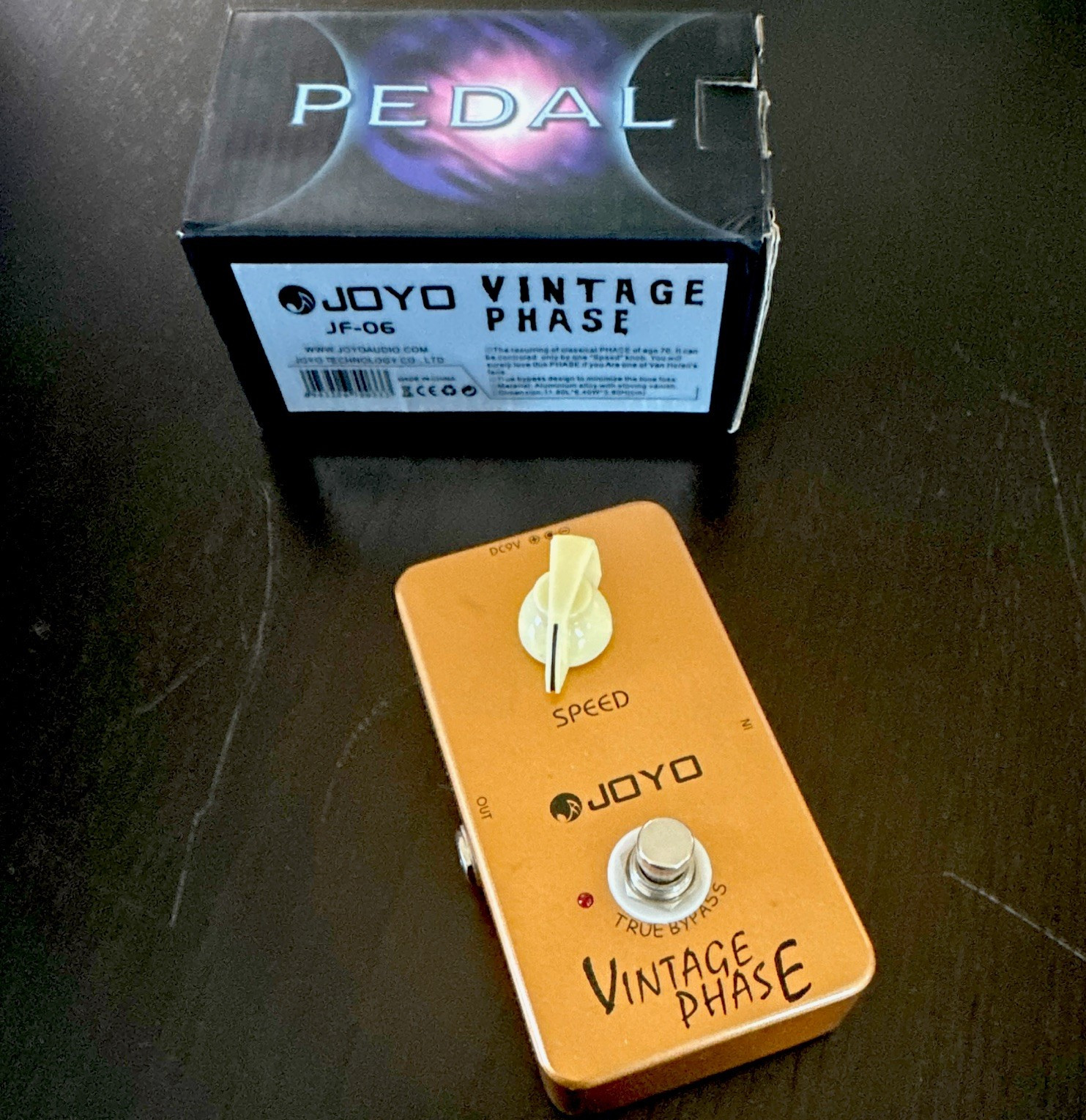 JOYO Vintage Phase Analog Phaser Effects Pedal for Electric Guitar JF-06