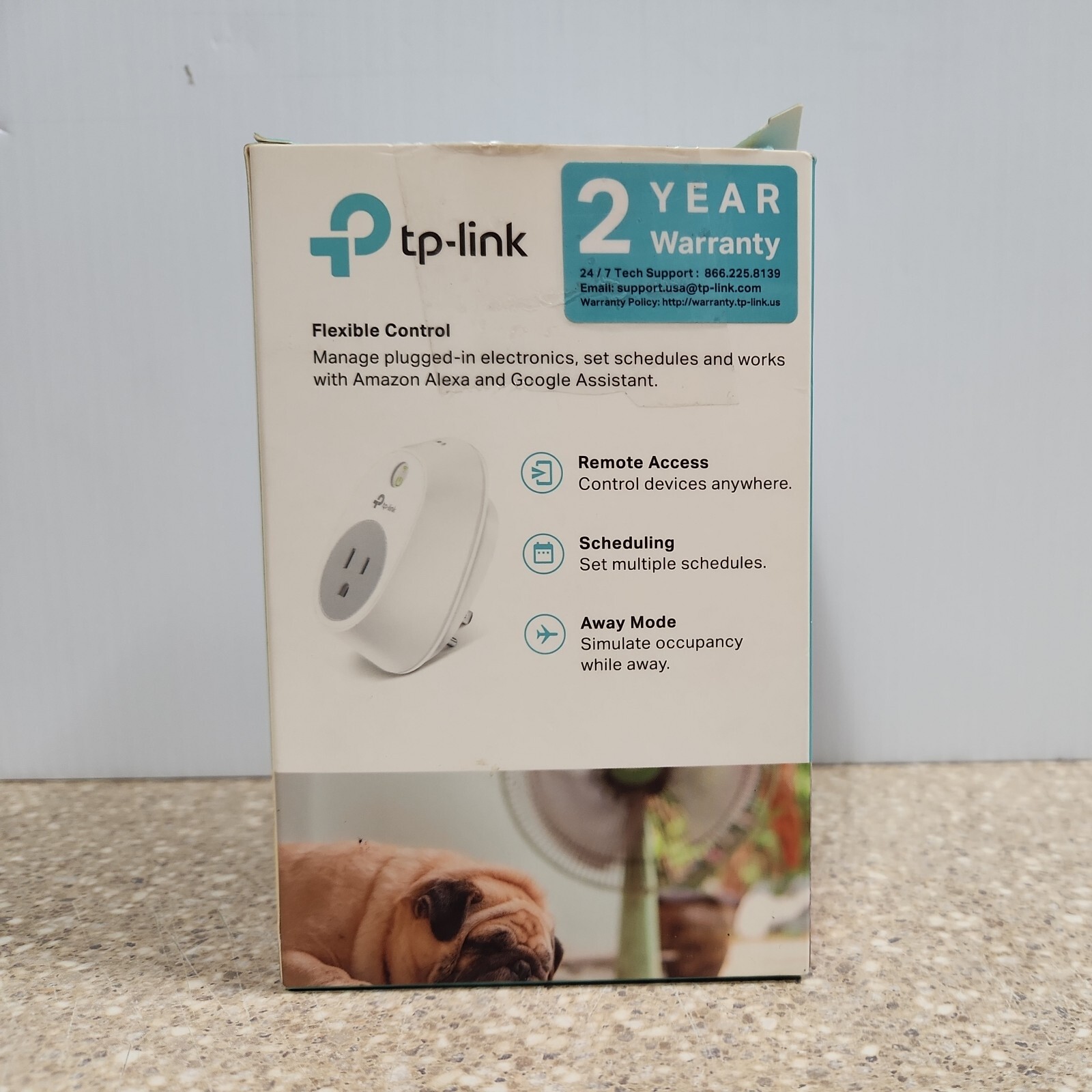 TP-Link HS100 Wi-Fi Smart Plug Kit ~ NEW Open Box