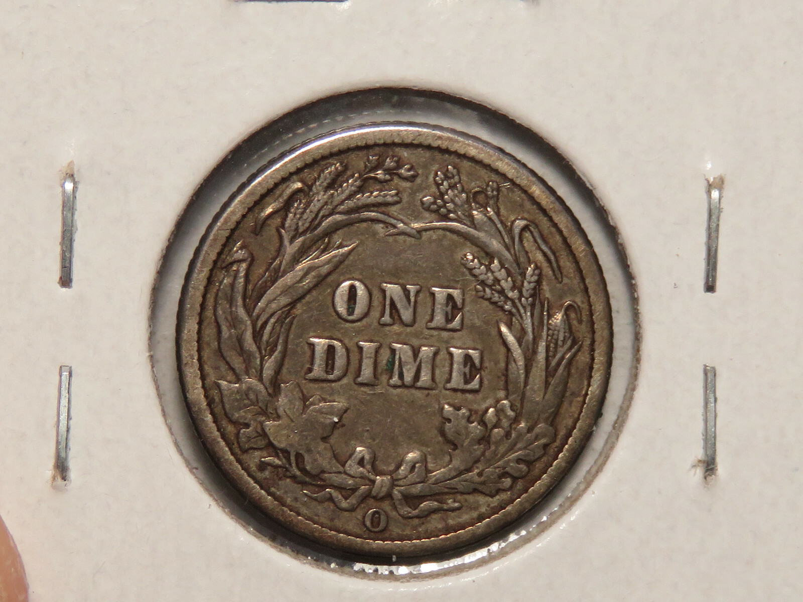 1898-O Barber Dime, VF; Original Surfaces