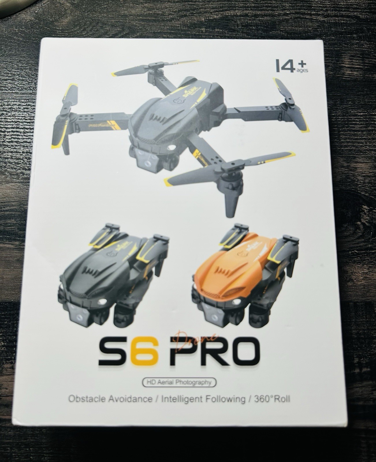 S6 Pro Foldable Drone HD Camera Obstacle Avoidance WiFi Quadcopter