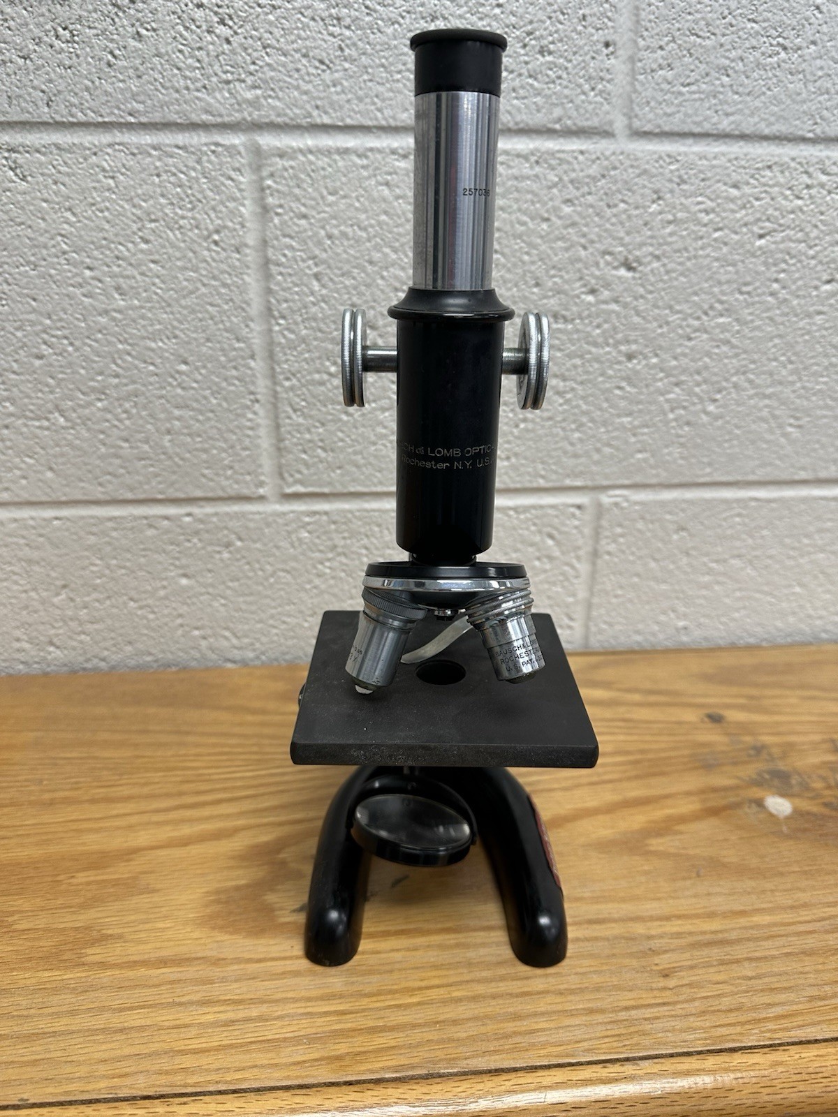 Bausch & Lomb Vintage Microscope