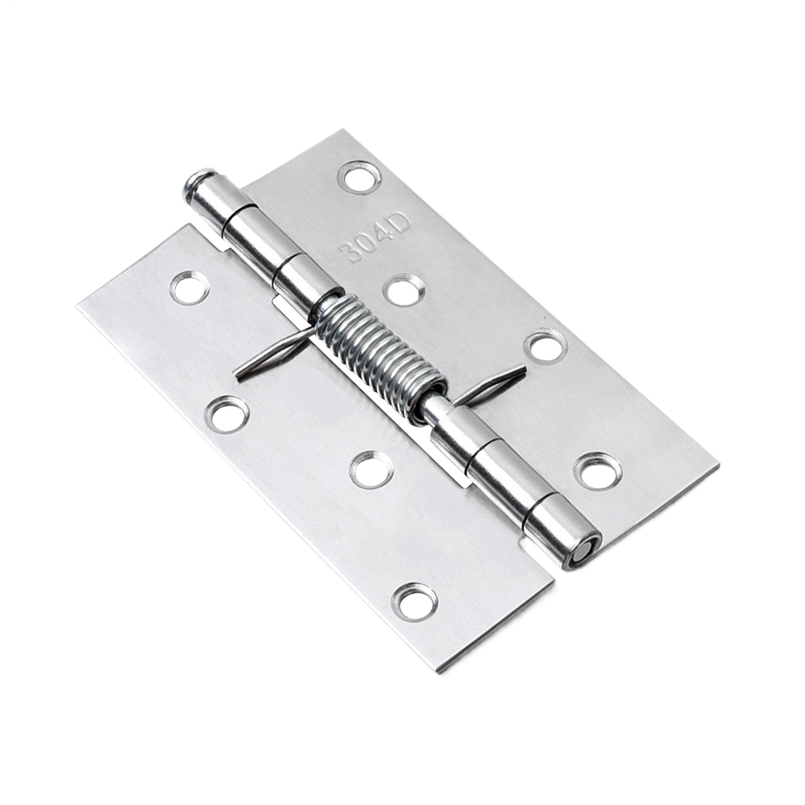 Spring Door Hinge Adjustable Spring Hinge Door Closer Stainless Steel Hinges*1-8