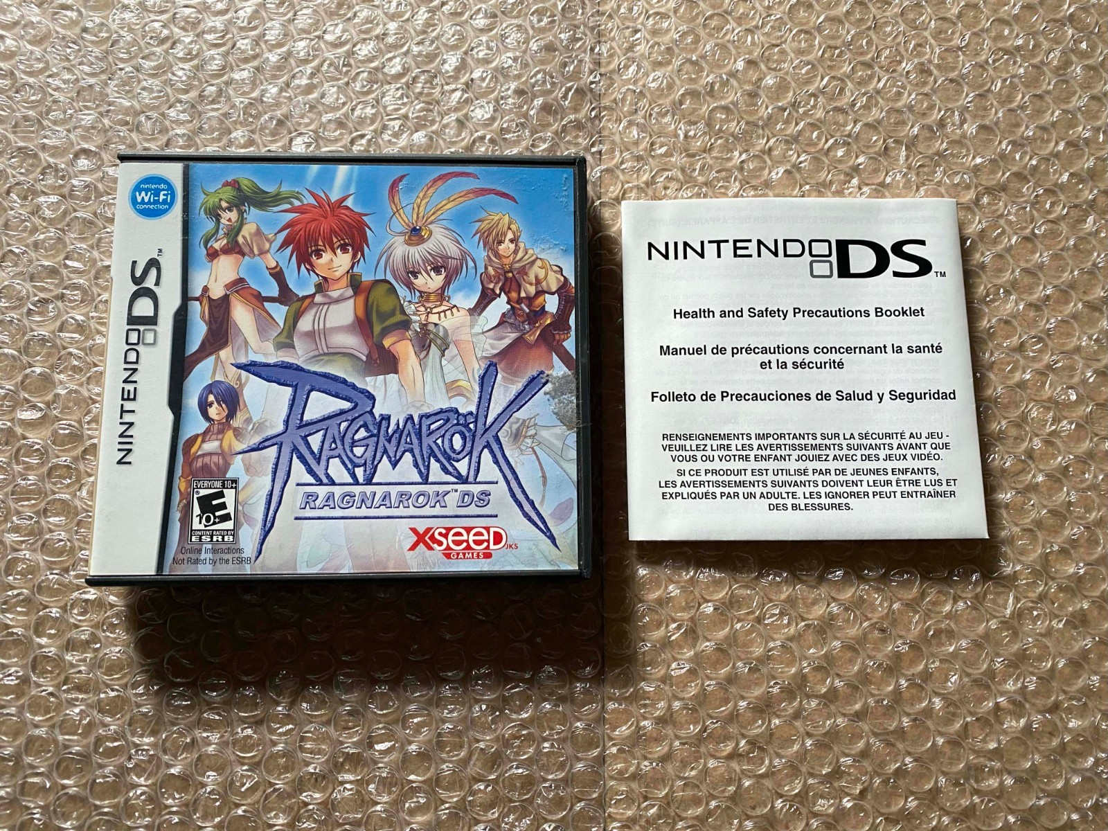 Ragnarok DS (Nintendo DS, 2010) - CASE + COVER ART ONLY / NO GAME / NO MANUAL