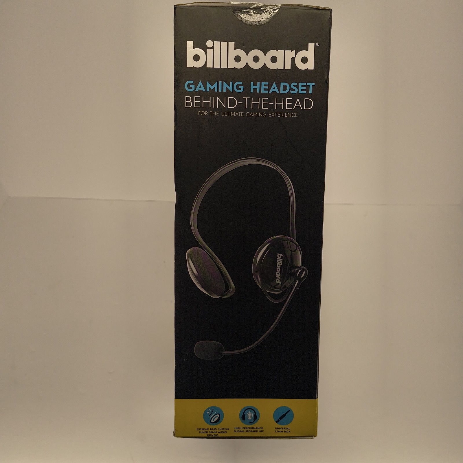 Billboard High Performance Gaming Headset Black Overear Adjustable Switch/PC/PS4