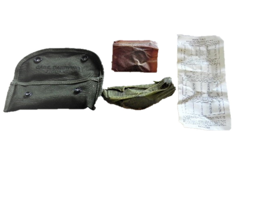 USGI Grenade Launcher Sight With Canvas Case WWII Complete Set
