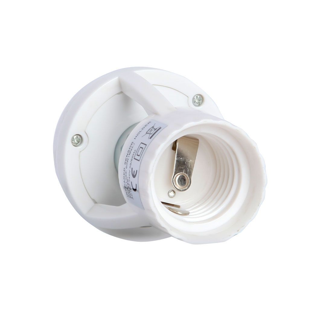 Infrared PIR Motion Sensor E27 LED Light Lamp Bulb Holder Socket Switch 110/220V