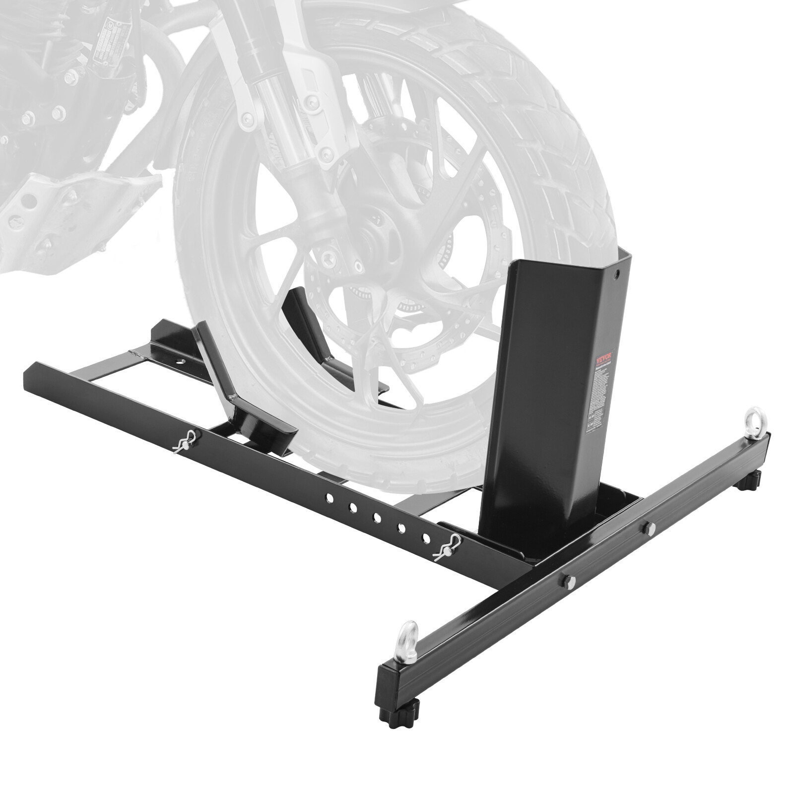 VEVOR 15" -22" Motorcycle Stand Wheel Chock Upright Adjustable 1800lb Capacity