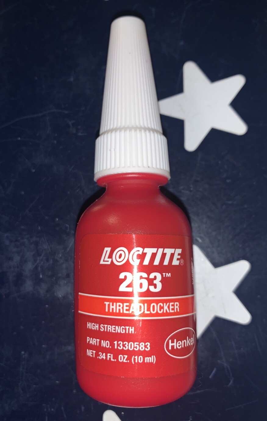 NEW Loctite 263 10ml  High Strength Thread Locker  1330583  NO LABELS/Read Desc