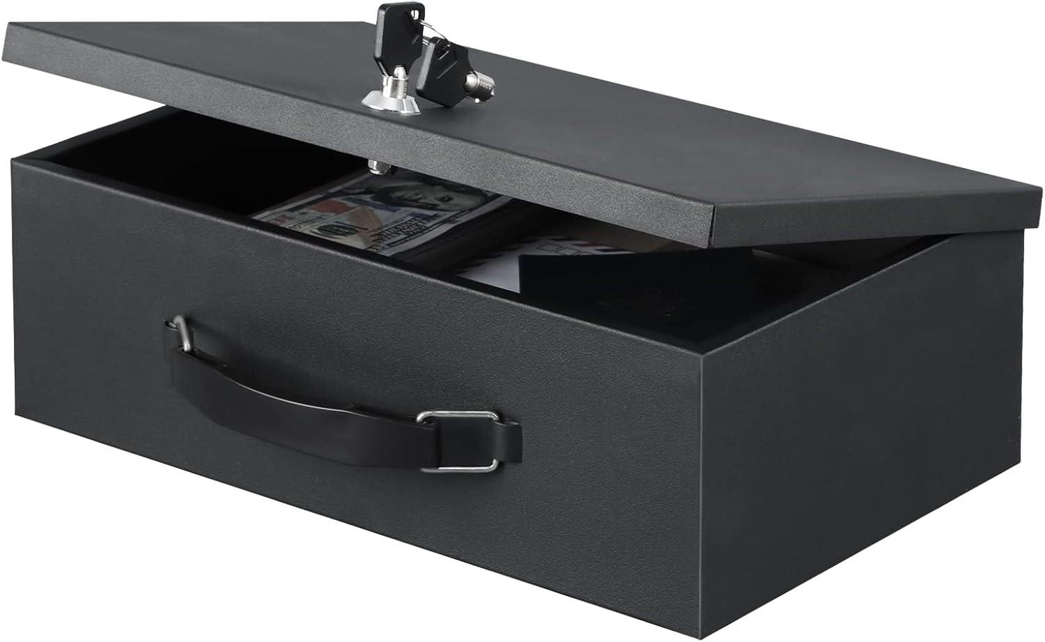Caja Fuerte Cajas Fuertes Pequeña De Seguridad Para Dinero Contra Fuego Secreta.