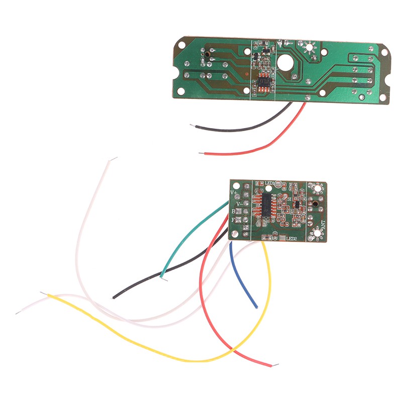 4CH RC Car Remote Control 27MHz Circuit PCB Transmitter and Receiver Board