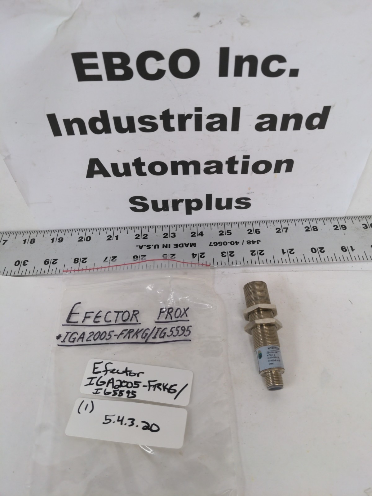 EFECTOR IGA2005-FRKG/IG5595 PROXIMITY SENSOR