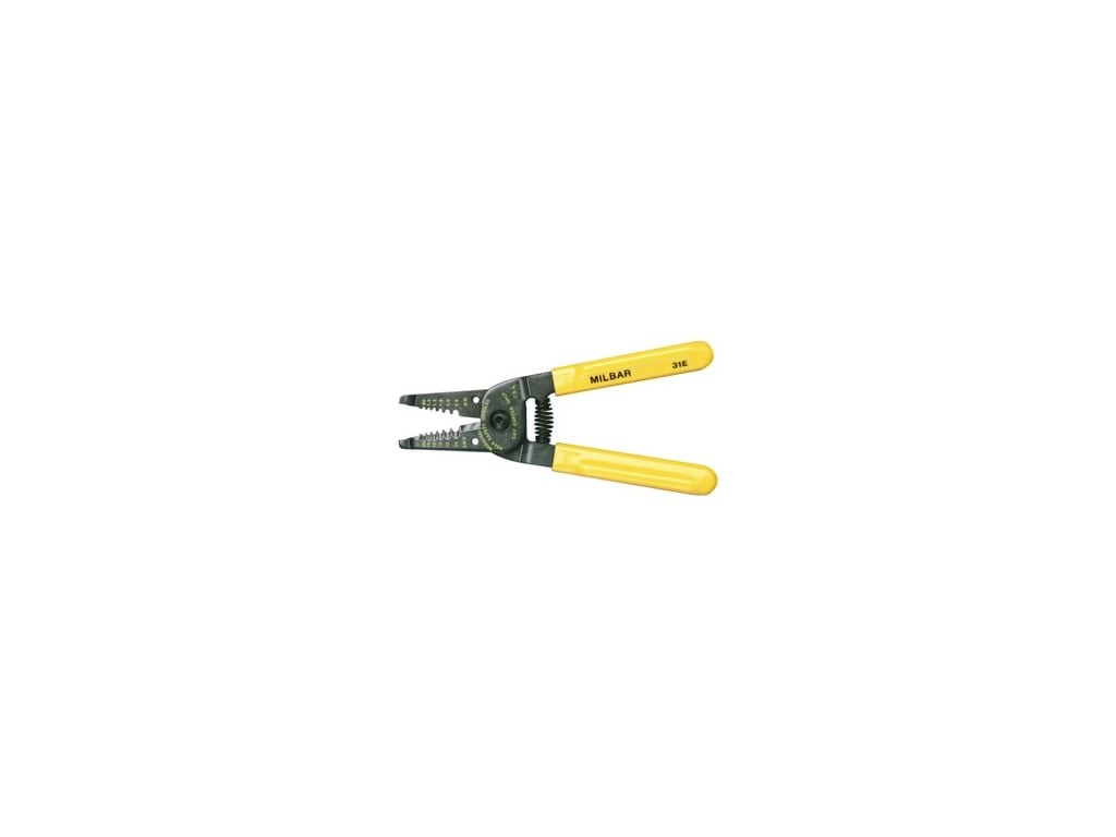 Techni-Pro 758PL0031 - H-D Stripper/Cutter with Lock, 10-20 AWG, Solid