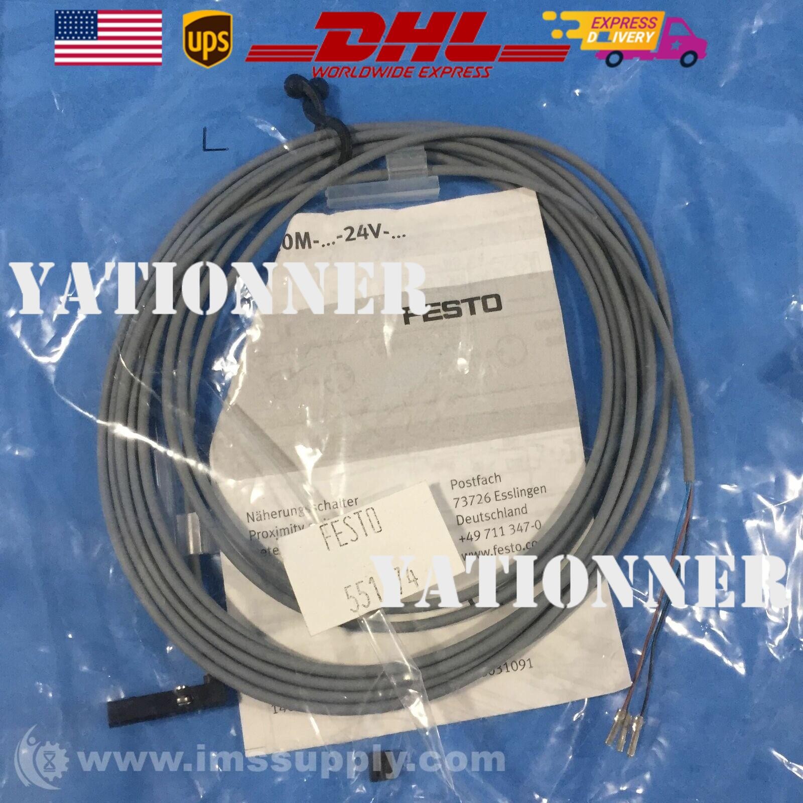 New SMT-10M-PS-24V-E-2,5-Q-OE Festo 551374 Fast Shipping Proximity Sensor