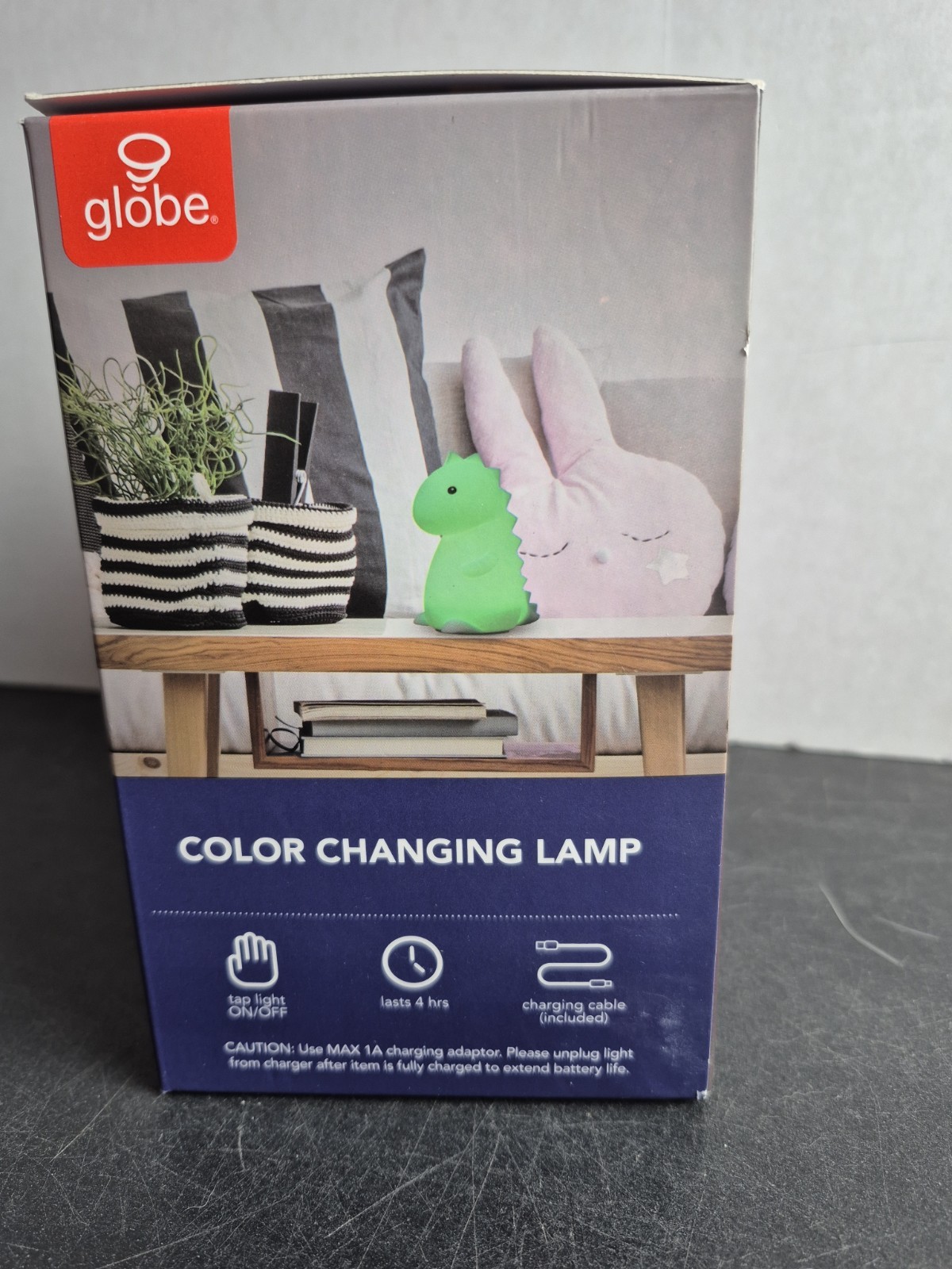 Globe 13099 Tommy Dinosaur Multi-Color Changing Integrated LED Night Light