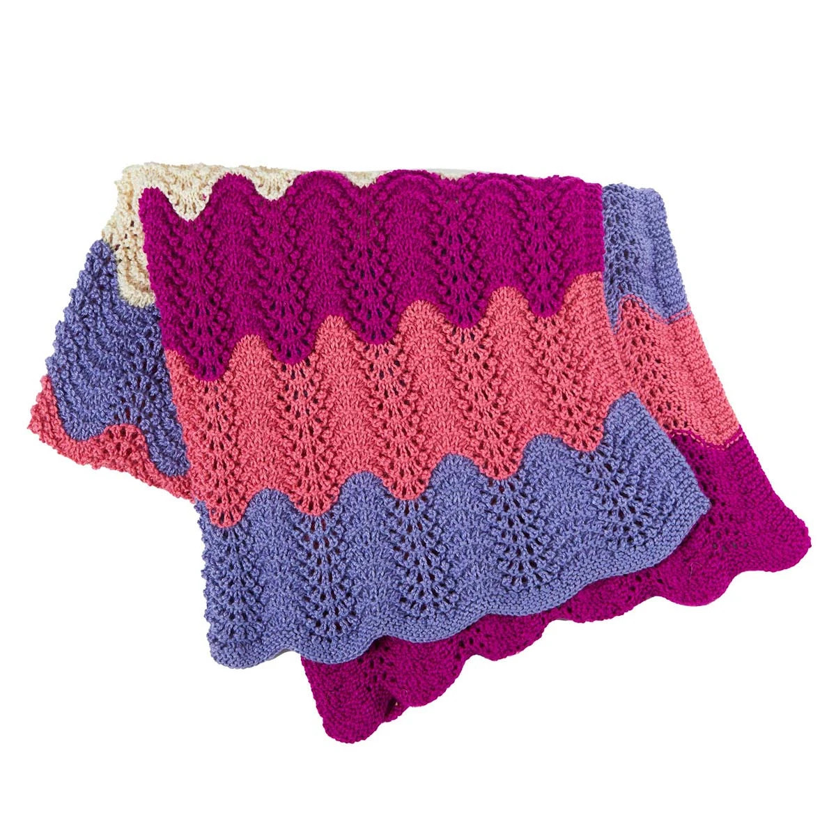 Herrschners® Bell Heather Afghan Knit Kit