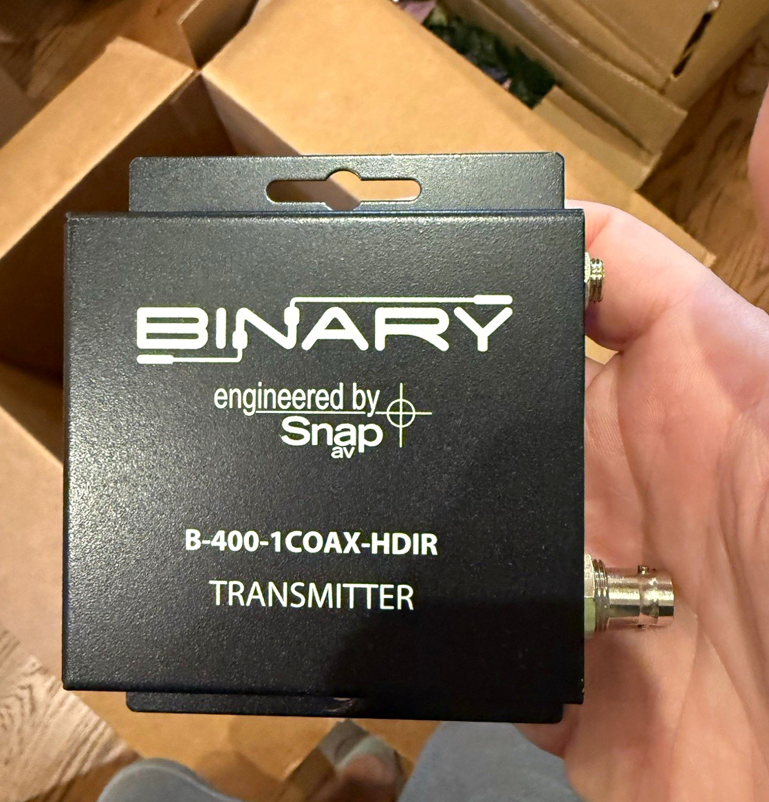 Binary B-400-1COAX-HDIR HDMI over Coax Transmitter