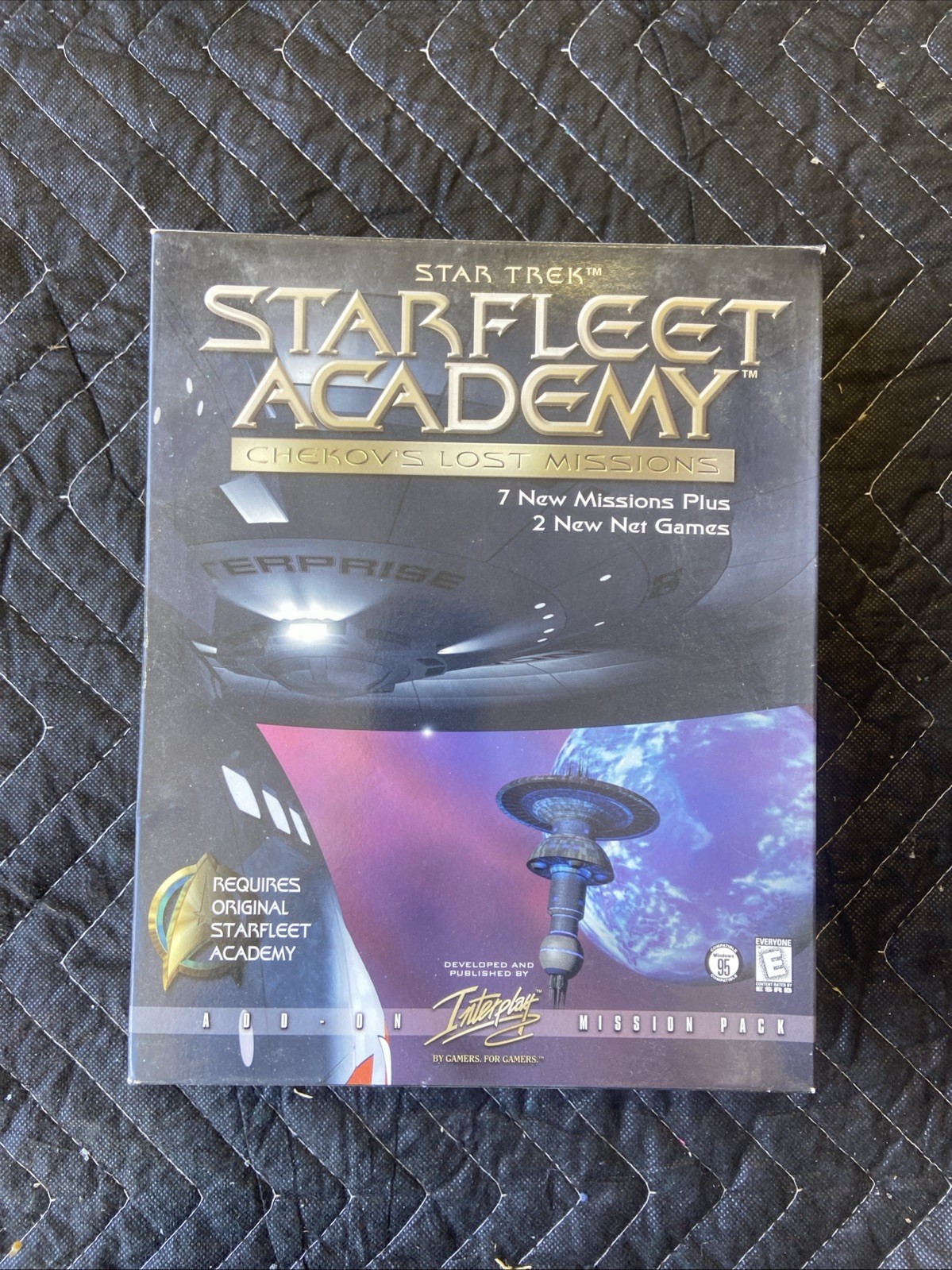 Star Trek Starfleet Academy Chekov's Lost Missions (PC, 1998) Game Expansion