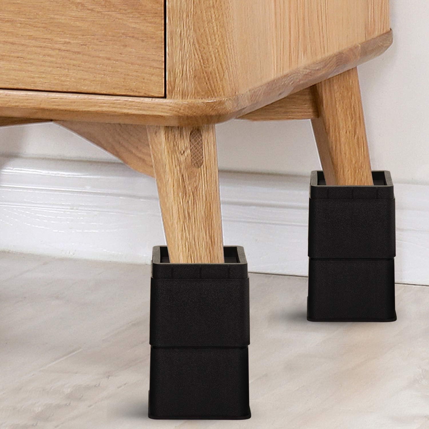3 Inches Stackable Bed Risers Furniture Risers for Sofas, Counch, Tables Heav...