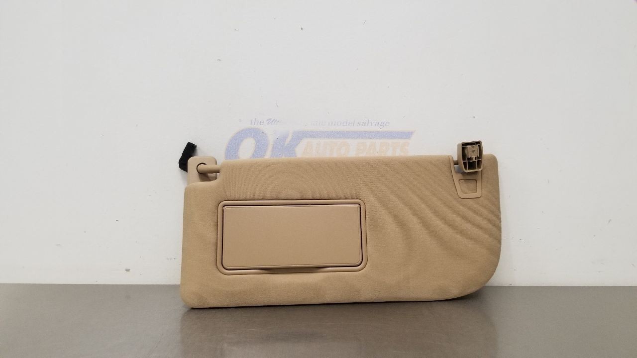 20 FORD F150 CREW CAB SUN VISOR ILLUMINATED GDO LEFT DRIVER TAN