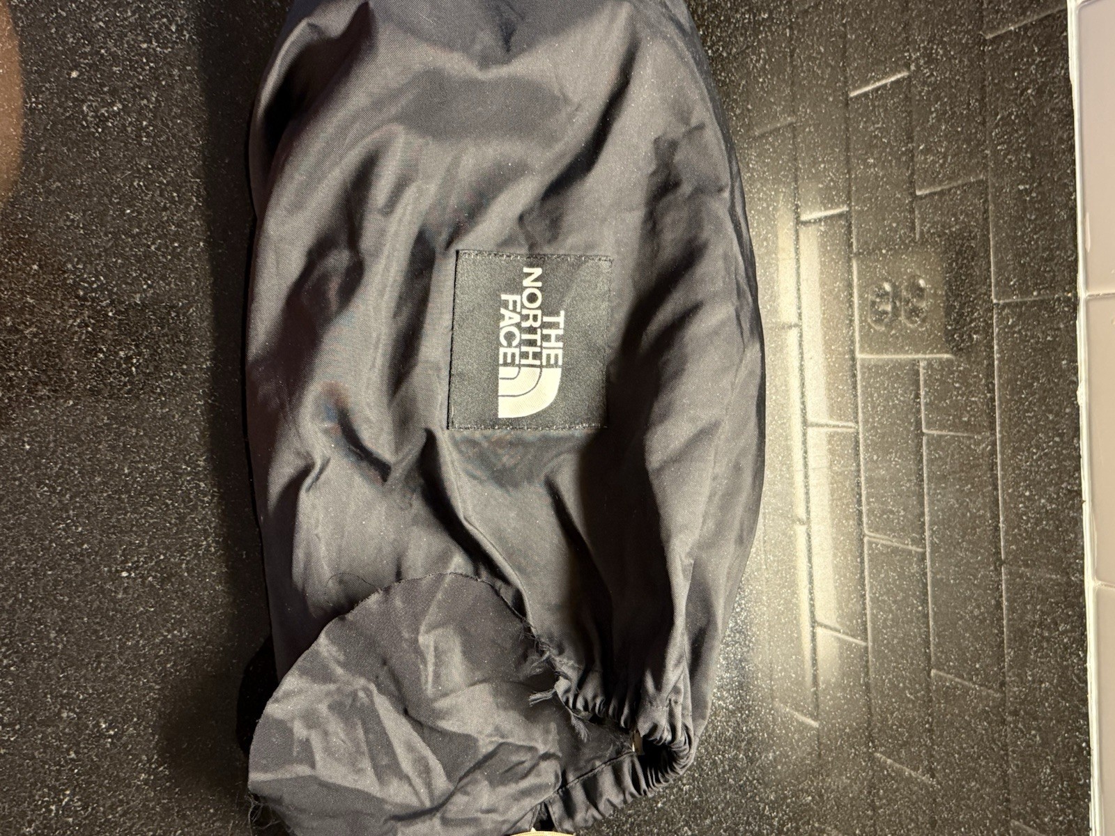 The North Face Black Drawstring Storage Bag, 82 L, 1-Compartment